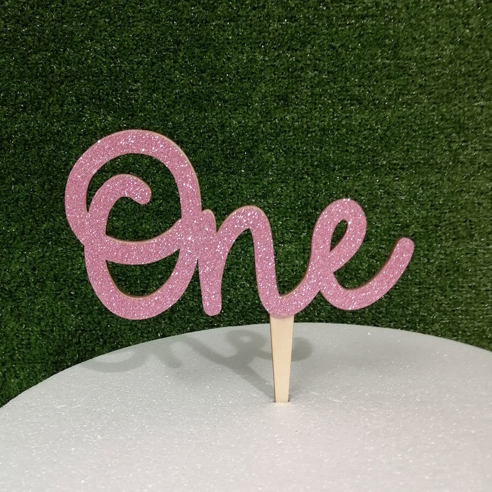 Cake Topper in Legno Personalizzato One