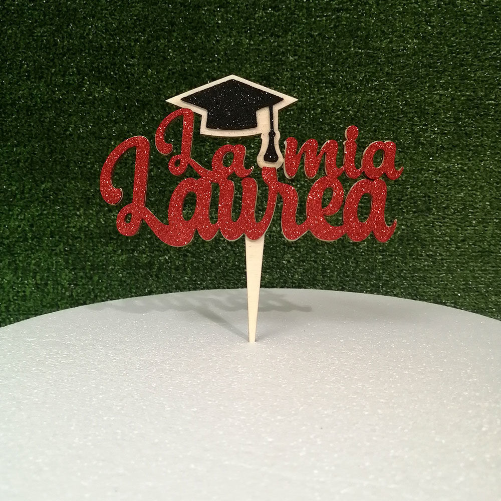 Cake Topper in Legno 