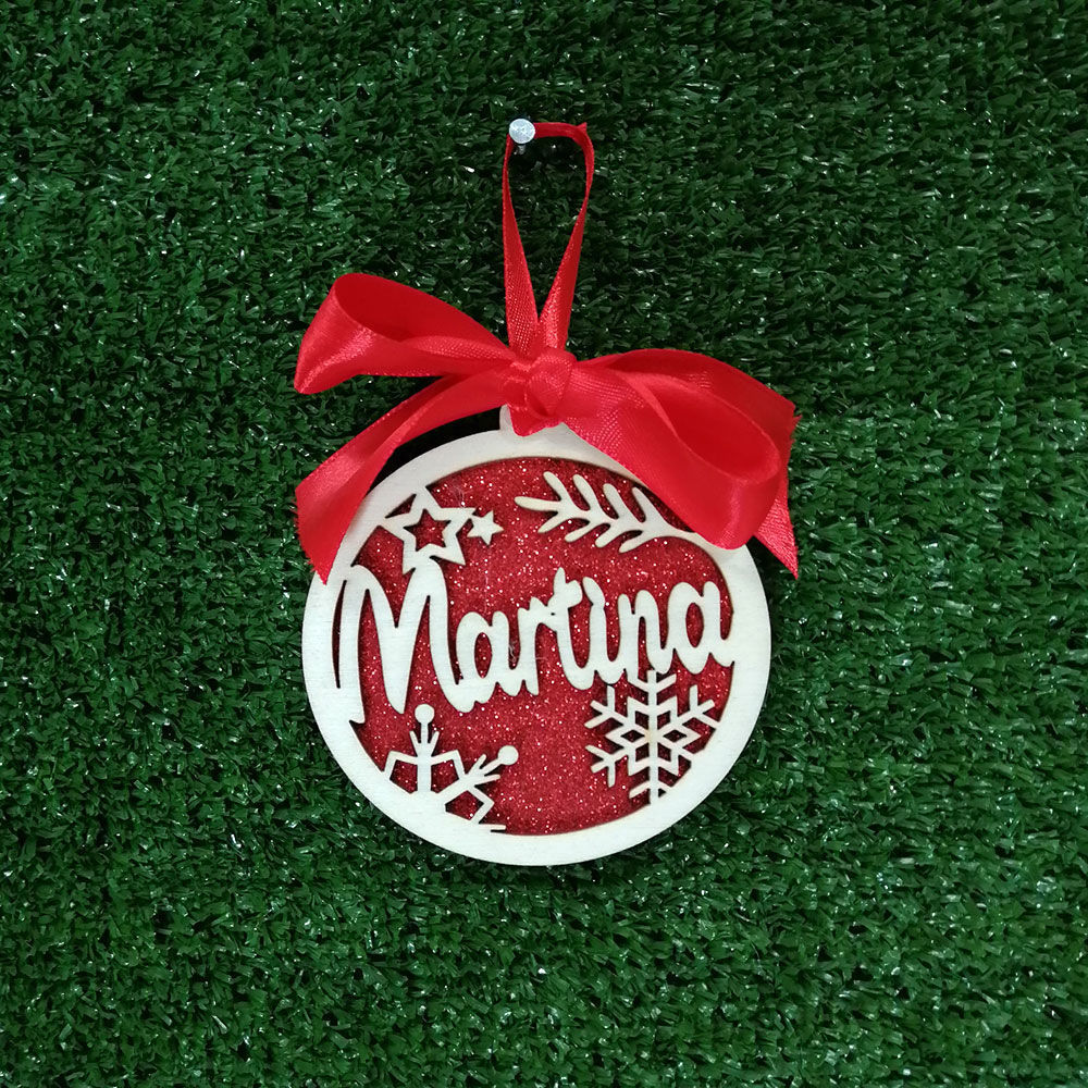 Pallina per Albero di Natale Personalizzata