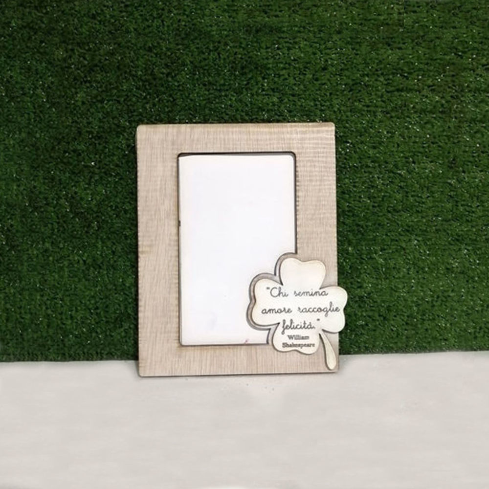 Cornice in Legno con Dedica personalizzata