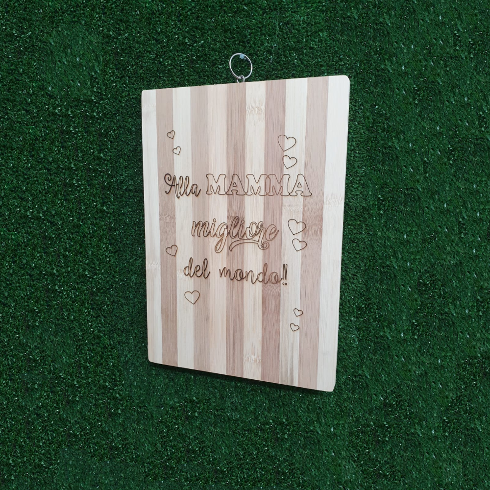 Tagliere in Bamboo Personalizzato