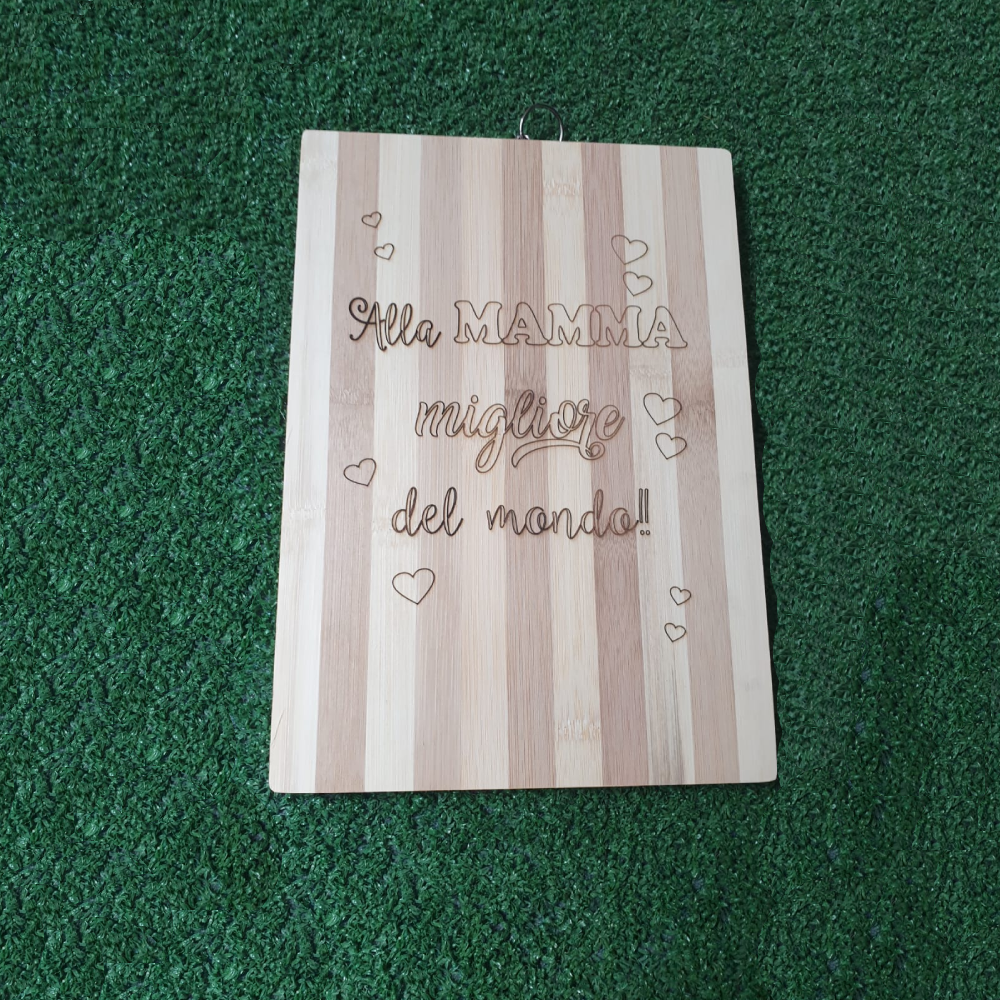 Tagliere in Bamboo Personalizzato