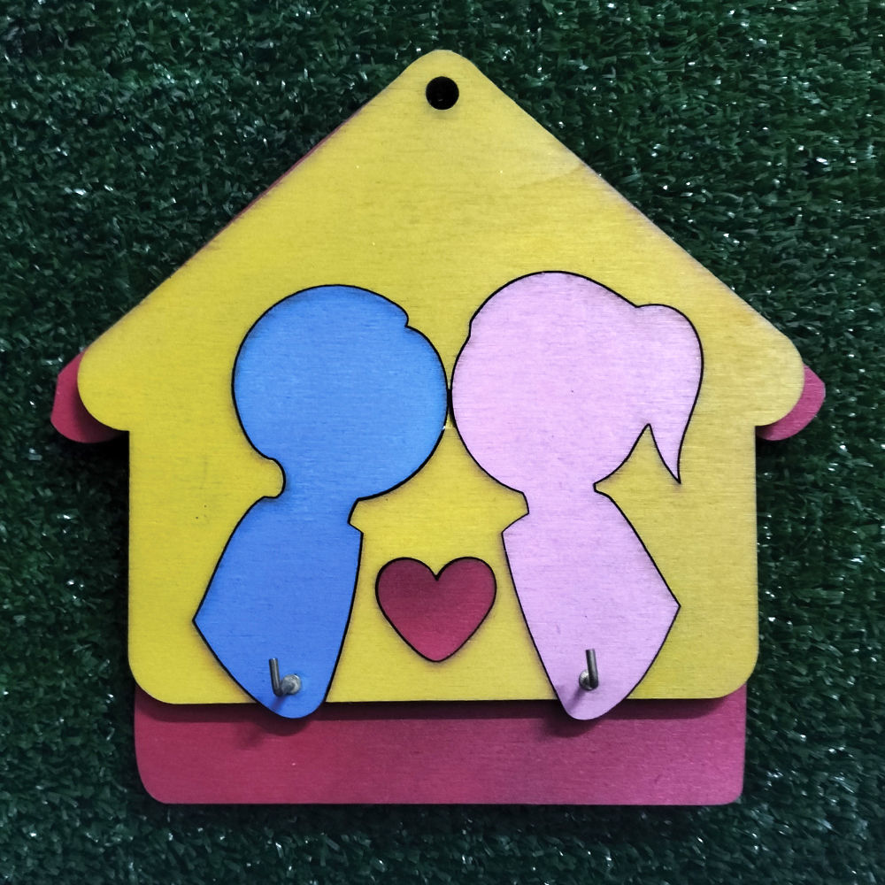 Appendichiavi Colorato in Legno