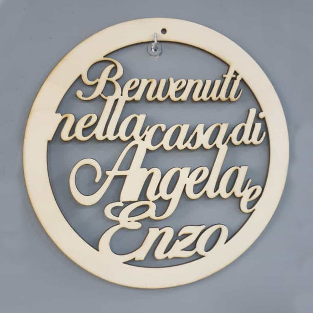 Dietro Porta in Legno Personalizzato