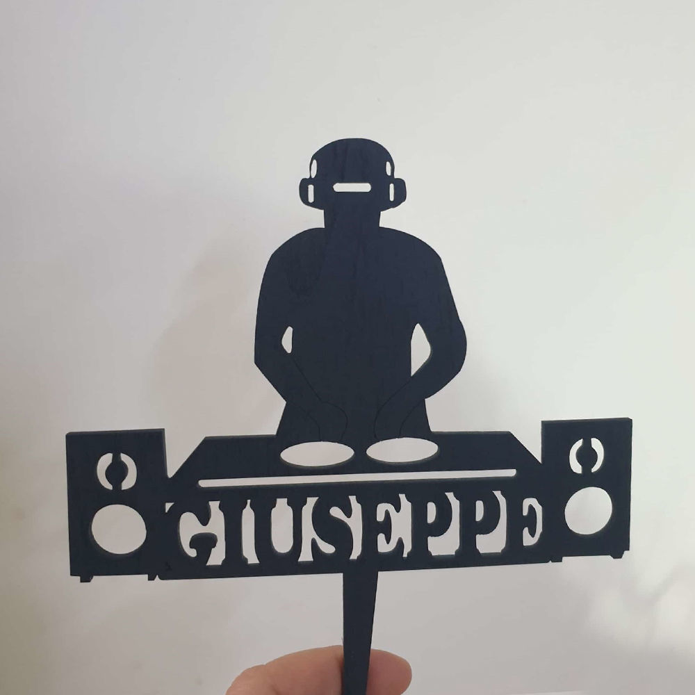 Cake Topper in Legno 